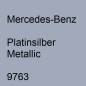 Preview: Mercedes-Benz, Platinsilber Metallic, 9763.